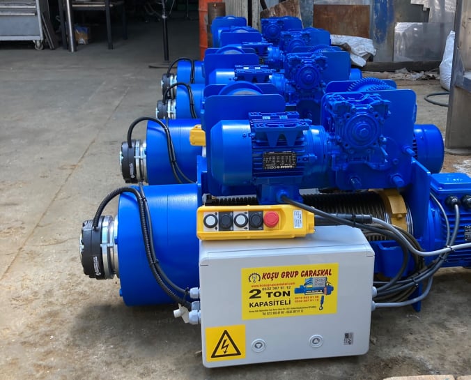 Koşu Grup Vinç Elektrikli Caraskal Makine Sanayi
